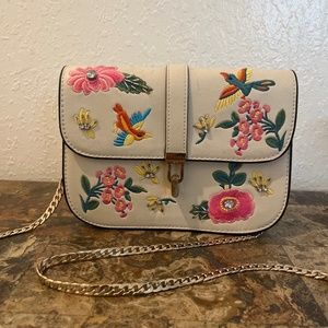 Top shop embroidered purse